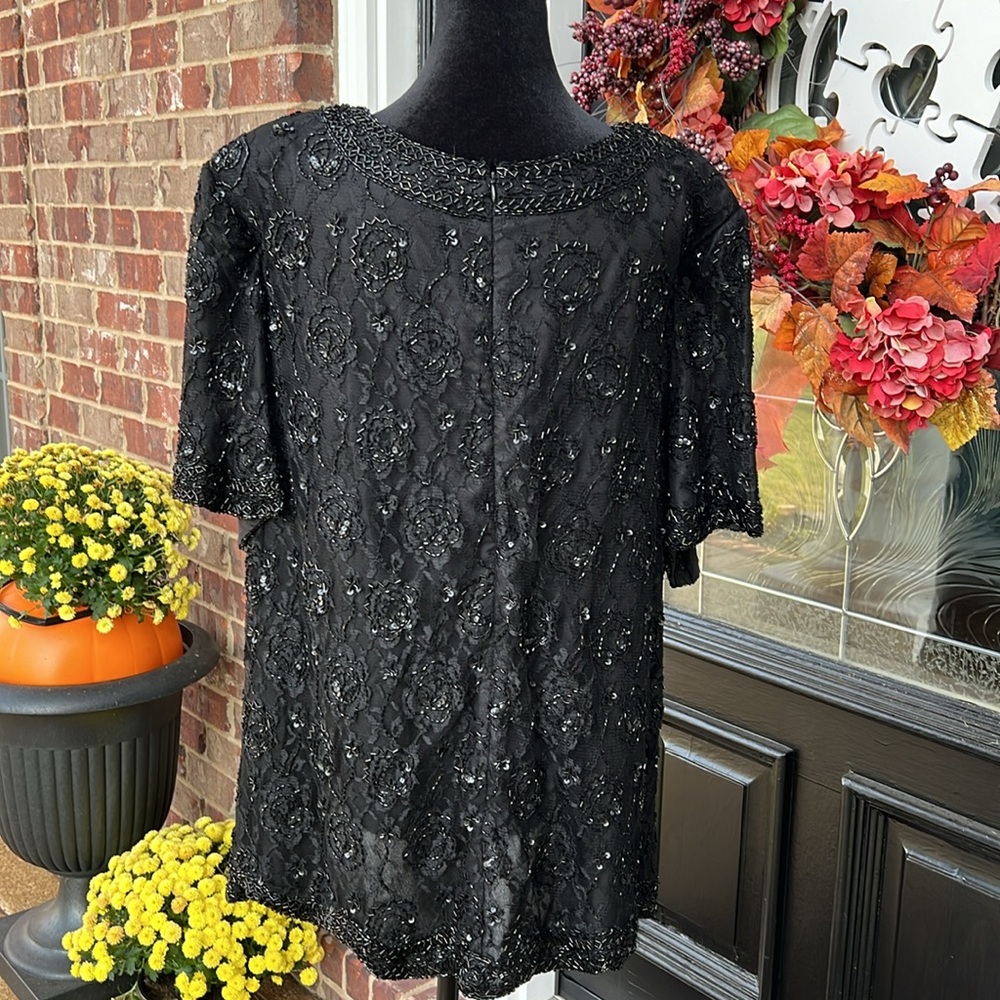 🖤Candlelight & Champagne Sequin Top🖤 - Picture 5 of 10